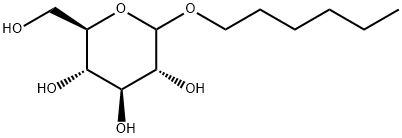 hexyl D-glucoside Struktur