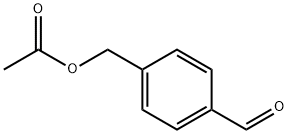 4-[(アセチルオキシ)メチル]ベンズアルデヒド 化学構造式