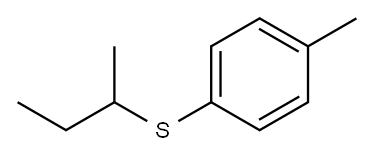 1-Methyl-4-(sec-butylthio)benzene Structure