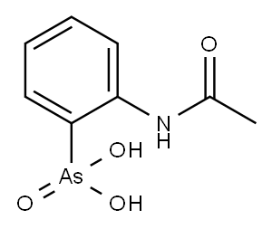 2-(Acetylamino)phenylarsonic acid Structure