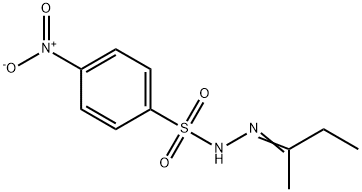 N-(butan-2-ylideneamino)-4-nitro-benzenesulfonamide Struktur
