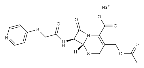 cefapirin sodium Structure