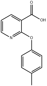 2-(4-METHYLPHENOXY)NICOTINIC ACID Structure