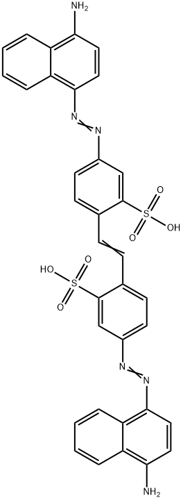 4,4'-Bis[(4-amino-1-naphthyl)azo]stilben-2,2'-disulfonsure