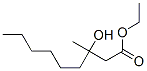 ethyl 3-hydroxy-3-methyl-nonanoate Struktur