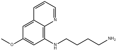 N-(6-methoxyquinolin-8-yl)butane-1,4-diamine Struktur
