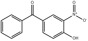 3-ニトロ-4-ヒドロキシベンゾフェノン 化学構造式