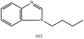 1-丁基-1H-苯并咪唑盐酸盐 结构式