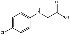 2-[(4-氯苯基)氨基]乙酸 结构式