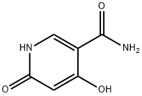 4,6-DihydroxynicotinaMide Struktur