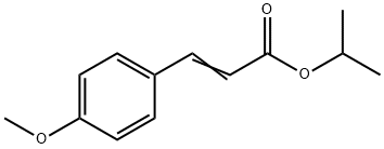isopropyl p-methoxycinnamate Struktur