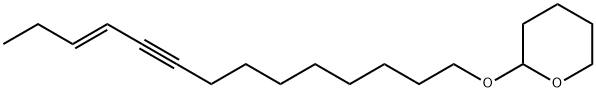 (E)-tetrahydro-2-(11-tetradecen-9-ynyloxy)-2H-pyran Structure