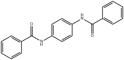 N,N'-(对亚苯基)二苯甲酰胺 结构式