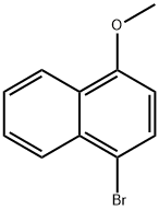 1-ブロモ-4-メトキシナフタレン 化学構造式