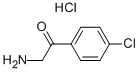 2-氨基-4'-氯苯乙酮盐酸盐 结构式