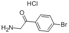 2-氨基-4-溴苯乙酮 盐酸盐, 5467-72-1, 结构式