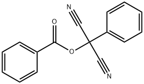 ALPHA,ALPHA-二氰基苄基苯甲酸酯, 5467-94-7, 结构式