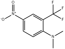 2-TRIFLUOROMETHYL-N,N-DIMETHYL-4-NITROANILINE 结构式