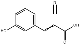 ALPHA-CYANO-3-HYDROXYCINNAMIC ACID Structure