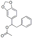 (1-benzo[1,3]dioxol-5-yl-2-phenyl-ethyl) acetate 结构式