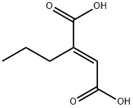 (E)-2-propylbut-2-enedioic acid 结构式
