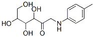 3,4,5,6-tetrahydroxy-1-[(4-methylphenyl)amino]hexan-2-one 结构式