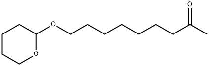 9-[(テトラヒドロ-2H-ピラン-2-イル)オキシ]-2-ノナノン 化学構造式