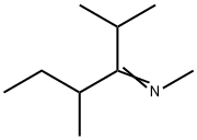 N-[2-メチル-1-(1-メチルエチル)ブチリデン]メタンアミン 化学構造式