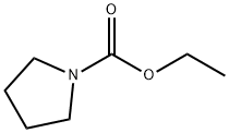 1-吡咯烷羧酸乙酯 结构式