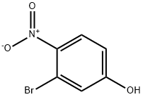 3-溴-4-硝基苯酚 结构式
