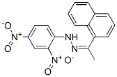 N-(1-naphthalen-1-ylethylideneamino)-2,4-dinitro-aniline 结构式