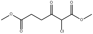dimethyl 2-chloro-3-oxo-hexanedioate 结构式