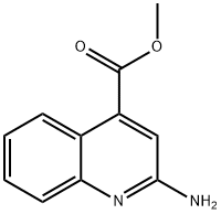 methyl 2-aminoquinoline-4-carboxylate 结构式
