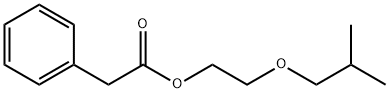 2-(2-methylpropoxy)ethyl 2-phenylacetate Struktur