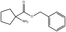 benzyl 1-aminocyclopentane-1-carboxylate Struktur