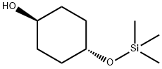 4β-(トリメチルシリルオキシ)-1α-シクロヘキサノール 化学構造式