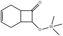 8-トリメチルシリルオキシビシクロ[4.2.0]オクタ-3-エン-7-オン 化学構造式