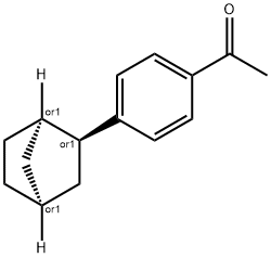 endo-1-(4-bicyclo[2.2.1]hept-2-ylphenyl)ethan-1-one 结构式