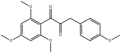 3-(4-Methoxyphenyl)-1-(2,4,6-trimethoxyphenyl)-1,2-propanedione Structure