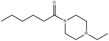 Piperazine, 1-ethyl-4-(1-oxohexyl)- (9CI) Structure