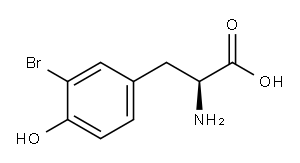 3-溴酪氨酸 结构式
