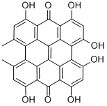 1,3,4,6,8,13-Hexahydroxy-10,11-dimethylphenanthro[1,10,9,8-opqra]perylen-7,14-dion