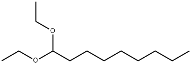 1,1-ジエトキシノナン 化学構造式