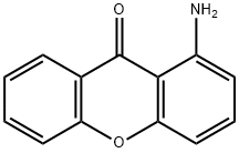 1-Amino-9H-xanthen-9-one Struktur