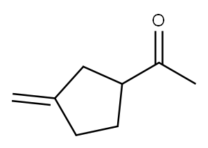 Ethanone, 1-(3-methylenecyclopentyl)- Struktur