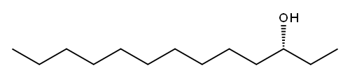 (-)-3-Tridecanol Struktur