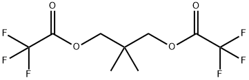 Bis(trifluoroacetic acid)2,2-dimethyl-1,3-propanediyl ester 结构式