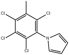 1-(2,3,4,6-Tetrachloro-5-methylphenyl)-1H-pyrrole Struktur