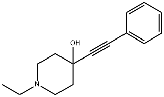 1-Ethyl-4-(2-phenylethynyl)piperidin-4-ol Structure
