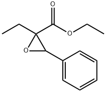 2-エチル-3-フェニルオキシラン-2-カルボン酸エチル 化学構造式
